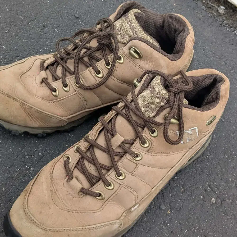 New Balance 974 Brown Leather Waterproof Hiking Walking Boots